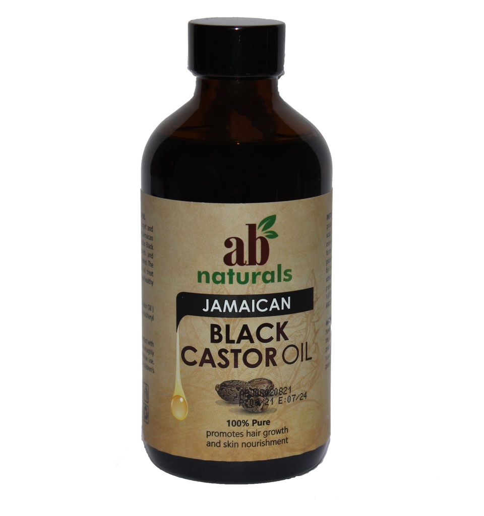 AB NATURALS JAM BLACK CASTOR OIL 8OZ/12PK