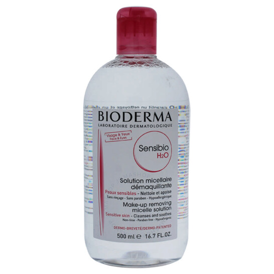 BIODERMA SENSIBIO H20 MICELLAR WATER MAKEUP REMOVER 500ML/12PK