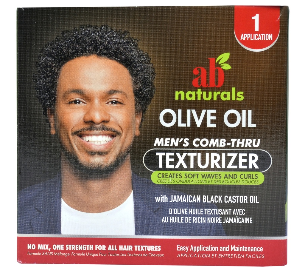 AB NATURALS OLIVE OIL 1APP MEN'S COMB-THRU TEXTURIZER 12PK
