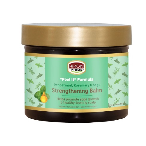 AFRICAN PRIDE PEPPERMINT ROSEMARY & SAGE STRENGTHENING BALM 4OZ/6PK