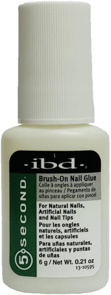 5 SECOND BRUSH-ON NAIL GLUE 0.21OZ