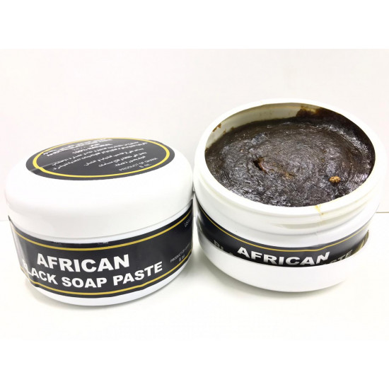 AFRICAN BLACK SOAP PASTE 8OZ/24PK