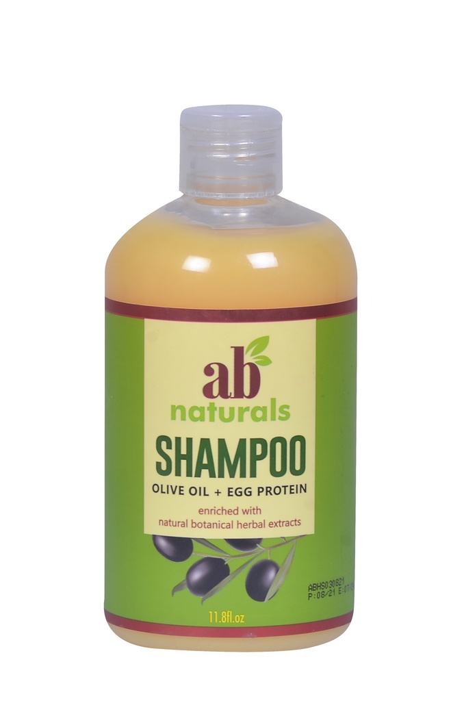 AB NATURALS OLIVE OIL+EGG PROTEIN SHAMPOO 11.8OZ/24PK