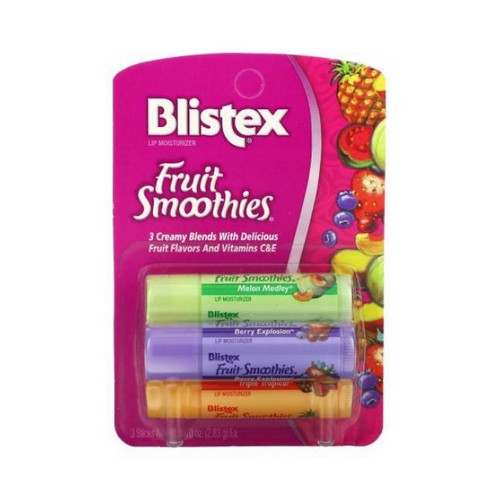 BLISTEX FRUIT SMOOTHIES 3PCS LIP MOISTURIZER 2.83G/144PK