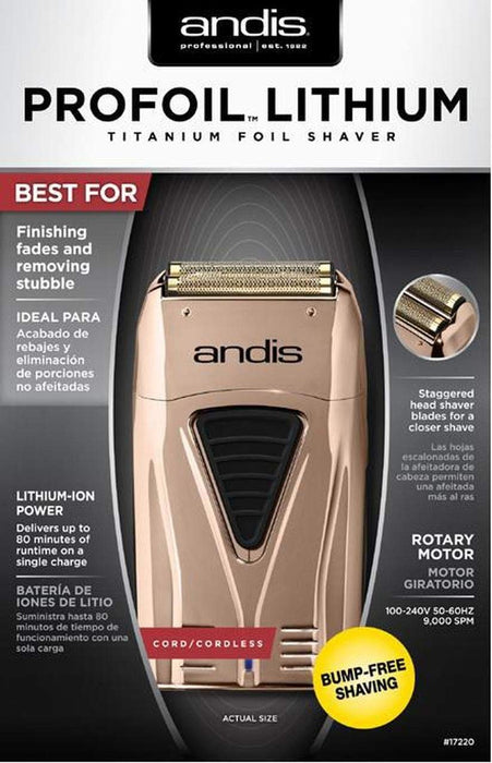 ANDIS PROFOIL LITHIUM TITANIUM SHAVER