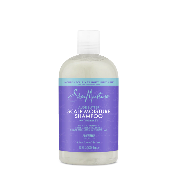 SHEA MOISTURE ALOE BUTTER SCALP MOISTURE SHAMPOO 13OZ/12PK