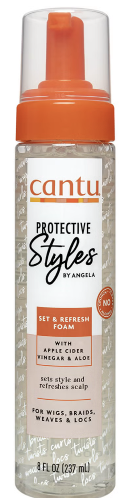 CANTU PROTECTIVE STYLES SET & REFRESH FOAM 8OZ/12PK