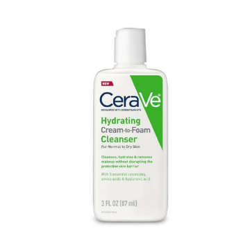 CERAVE HYDRATING CREAM TO FOAM CLEANSER 3OZ/24PK