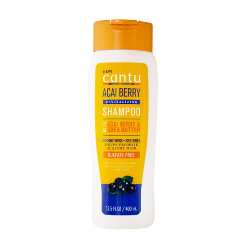 CANTU ACAI BERRY & SHEA BUTTER SHAMPOO 13.5OZ/12PK