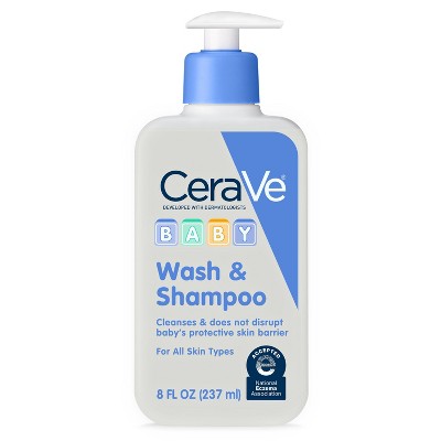 CERAVE BABY WASH AND SHAMPOO FOR TEAR FREE BABY BATH TIME 8OZ