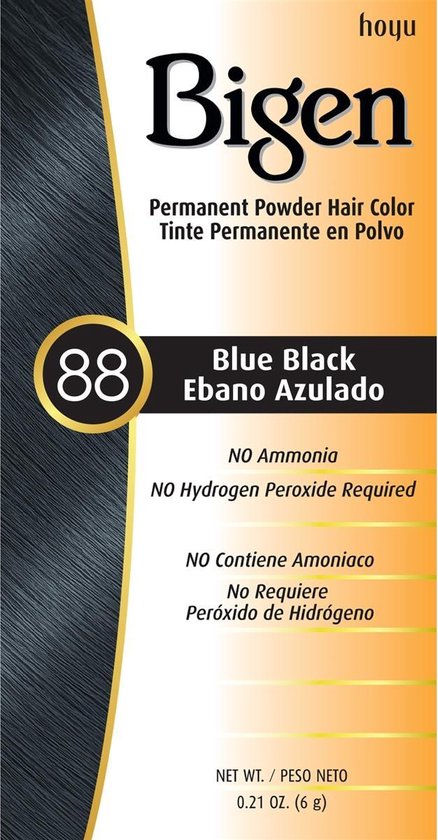 BIGEN [88 BLUE BLACK] POWDER HAIR COLOR 6G/12PK