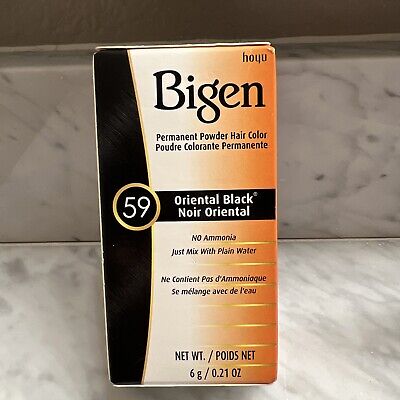 BIGEN [59 ORIENTAL BLACK] POWDER HAIR COLOR 6G/12PK