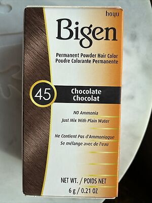 BIGEN [45 CHOCOLATE] POWDER HAIR COLOR 6G/12PK