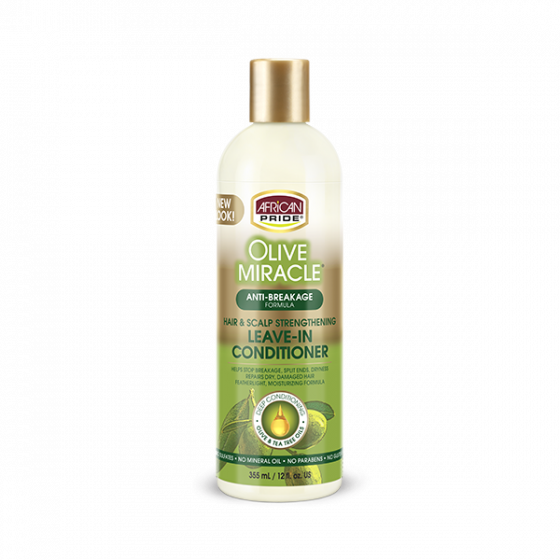 AFRICAN PRIDE OLIVE MIRACLE LV-IN COND 12OZ/12PK