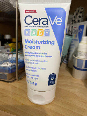 CERAVE BABY MOISTURIZING CREAM WITH HYALURONIC ACID AND CERAMIDES 5OZ