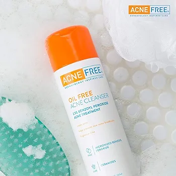 ACNE FREE OIL FREE ACNE CLEANSER 8OZ/12PK