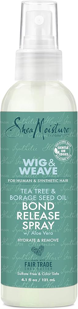 SHEA MOISTURE WIG & WEAVE BOND RELEASE SPRAY 4.1OZ/12PK