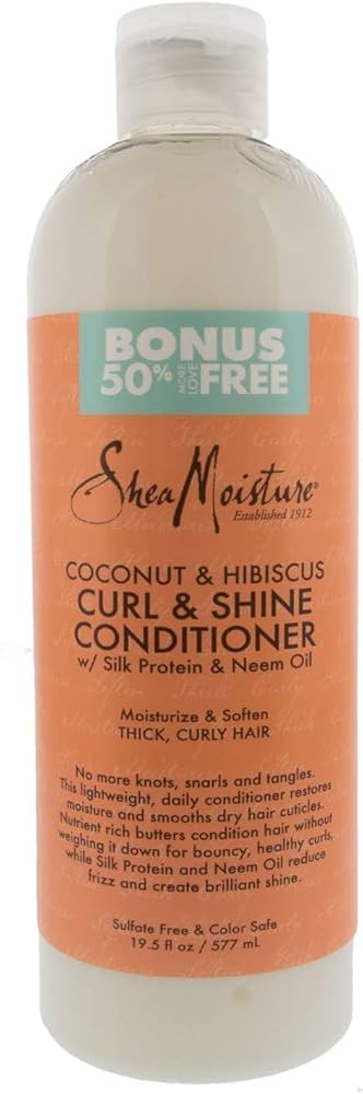 SHEA MOISTURE COCONUT & HIBISCUS CONDITIONER 19.8OZ/4PK