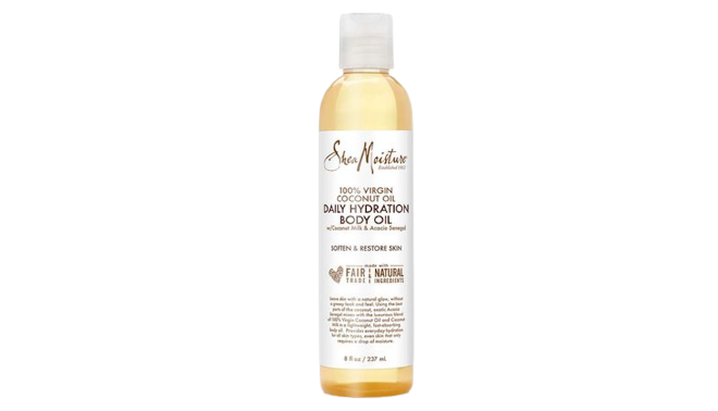 SHEA MOISTURE VIRGIN COCONUT OIL HYDRATION BODY OIL 8OZ/24PK