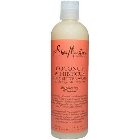 SHEA MOISTURE COCONUT & HIBISCUS ILLUMINATING BODY WASH 13OZ/24PK