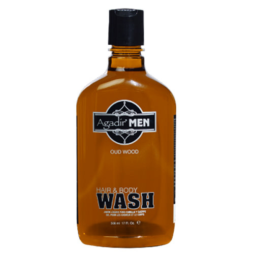 AGADIR MEN OUD WOOD HAIR&BODY WASH 17OZ/12PK