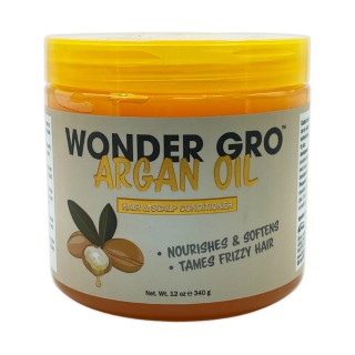 WONDER GRO ARGAN OIL H&S COND CRM 12OZ/6PK