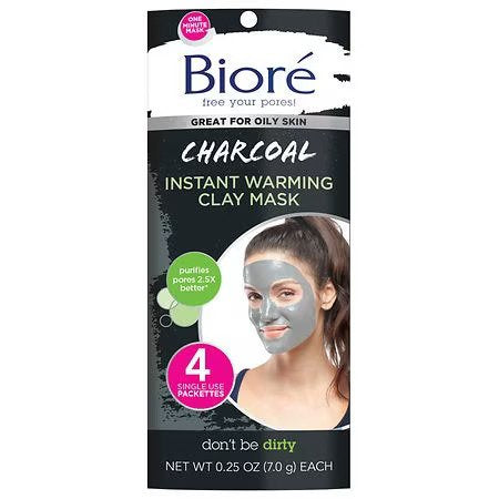 BIORE CHARCOAL SELF HEAT 1-MIN MASK 7GM