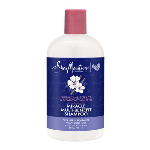 SHEA MOISTURE SUGARCANE & MEADOWFOAM SHAMPOO 13OZ/12PK