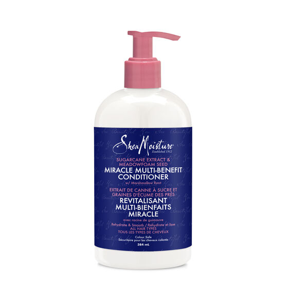 SHEA MOISTURE SUGARCANE & MEADOWFOAM CONDITIONER 13OZ/12PK