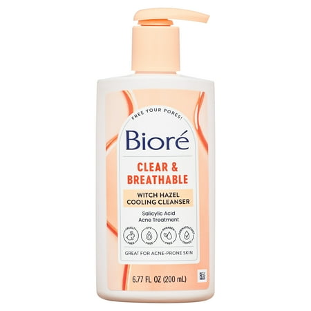 BIORE WITCH HAZEL PORE COOLING CLEANSER 6.77OZ/12PK