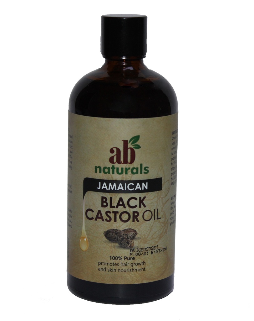 AB NATURALS JAM BLACK CASTOR OIL 5OZ/24PK