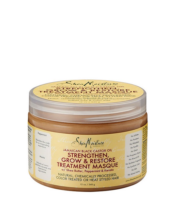 SHEA MOISTURE JAM BLK CASTOR MASQUE 12OZ/12PK