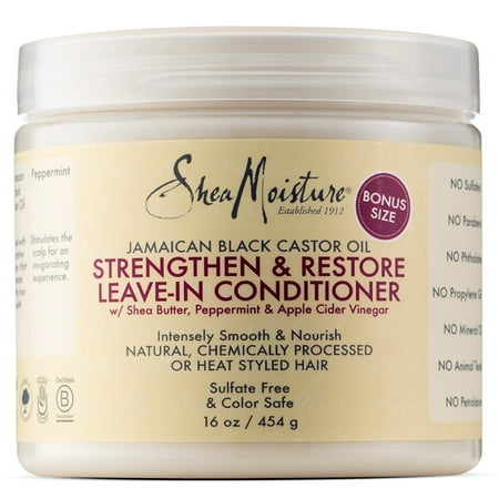 SHEA MOISTURE JAM BLK CASTOR LV-IN COND 16OZ/12PK