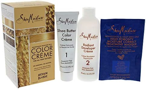 SHEA MOISTURE COLOR CREME [SOFT BLACK] 6PK
