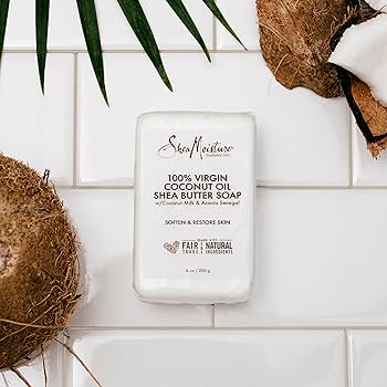 SHEA MOISTURE COCONUT 100% SOAP 8OZ/24PK