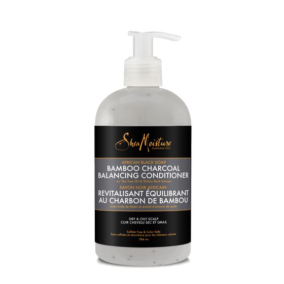 SHEA MOISTURE AFR BLK SOAP BAMBOO CHAR COND 13OZ