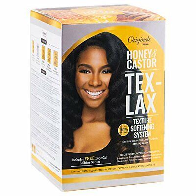 AFRICA'S BEST ORIGINALS HONEY&CASTOR TEX-LAX SOFTENING SYSTEM 12PK