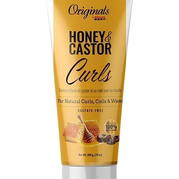 AFRICA'S BEST ORIGINALS HONEY&CASTOR CURLS CREAM 10OZ/6PK