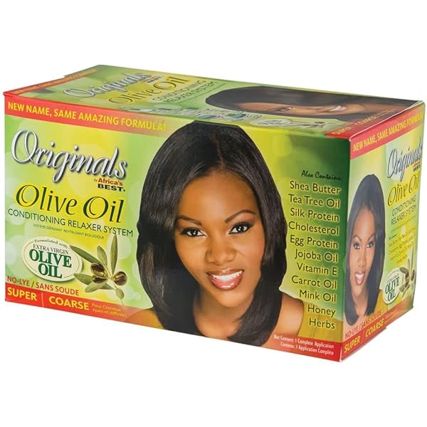 AFRICA'S BEST ORIGINALS OLIVE OIL RELAXER REGULAR 7.5OZ/12P