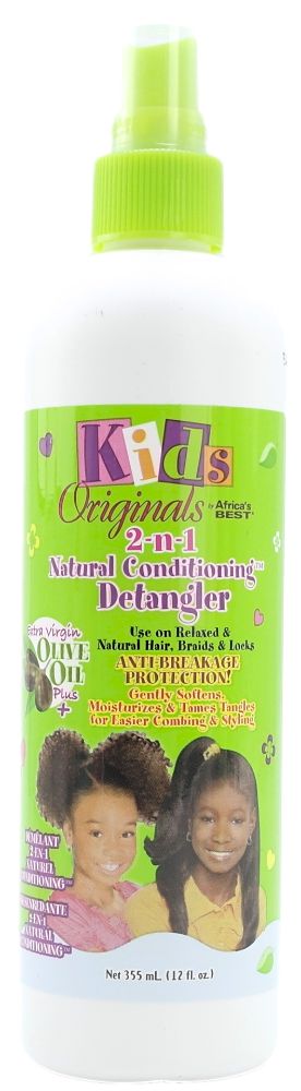 AFRICA'S BEST ORIGINALS KIDS 2 IN 1 COND DETANGLER 12OZ