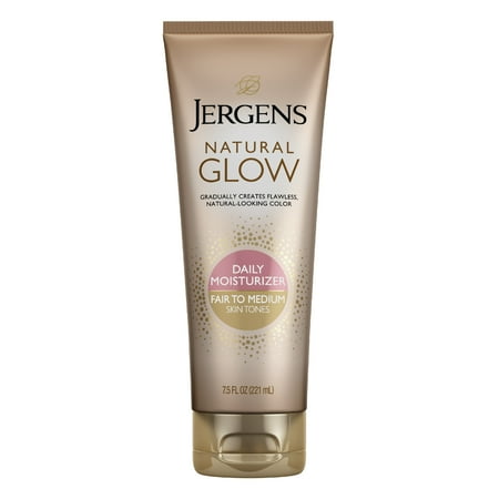 JERGENS NAT GLOW FAIR TO MEDIUM SKIN MOISTURIZER 7.5OZ/5PK