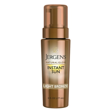 JERGENS LIGHT BRONZE SUNLESS TANNING MOUSSE 6OZ/5PK