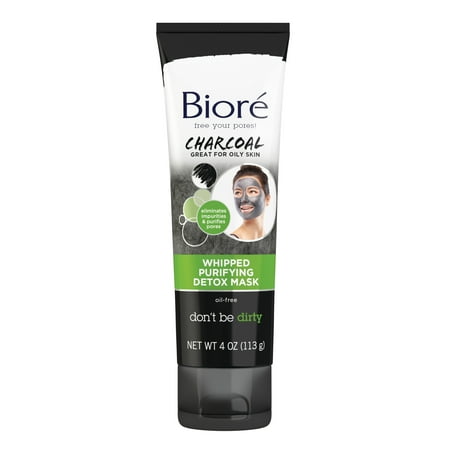 BIORE CHARCOAL WHIPPED PURIFYING MASK 4OZ/12PK