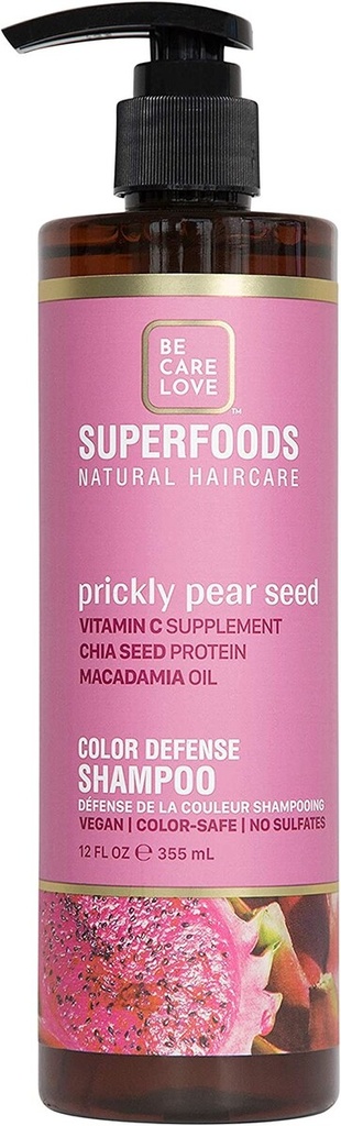 BCL S-FOODS PRICKLY PEAR COLOR SHAMPOO 12OZ/6PK