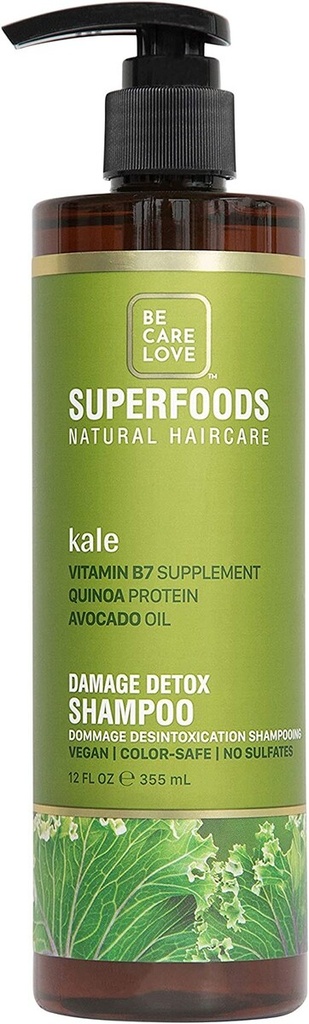 BCL S-FOODS KALE DAMAGE DETOX SHAMPOO 12OZ/6PK