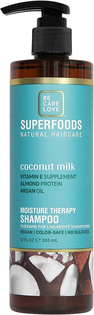 BCL S-FOODS COCONUT MOIST SHAMPOO 12OZ/6PK