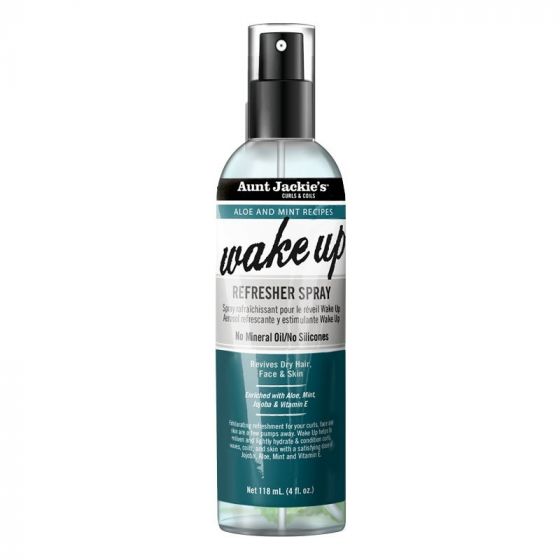 AUNT JACKIE'S WAKE UP ALOE&MINT REFRESHER SPRAY 4OZ/12PK