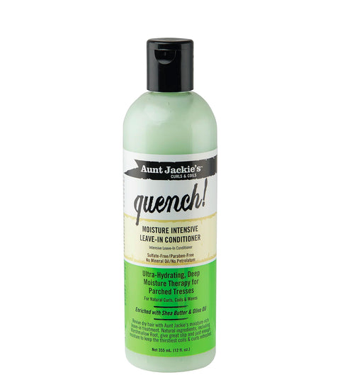 AUNT JACKIE'S QUENCH LEAVE IN CONDITIONER 3OZ/24PK