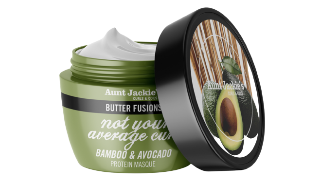 AUNT JACKIE'S NOT UR AVERAGE CURL BAMBOO&AVOCADO MASQUE 8OZ/6PK