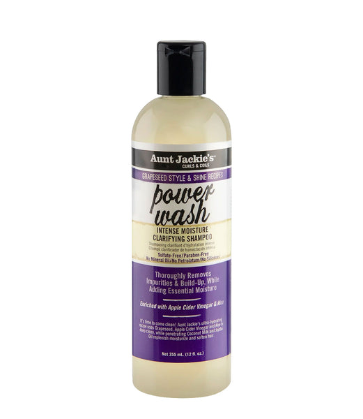 AUNT JACKIE'S GRAPESEED POWER WASH SHAMPOO 12OZ/6PK